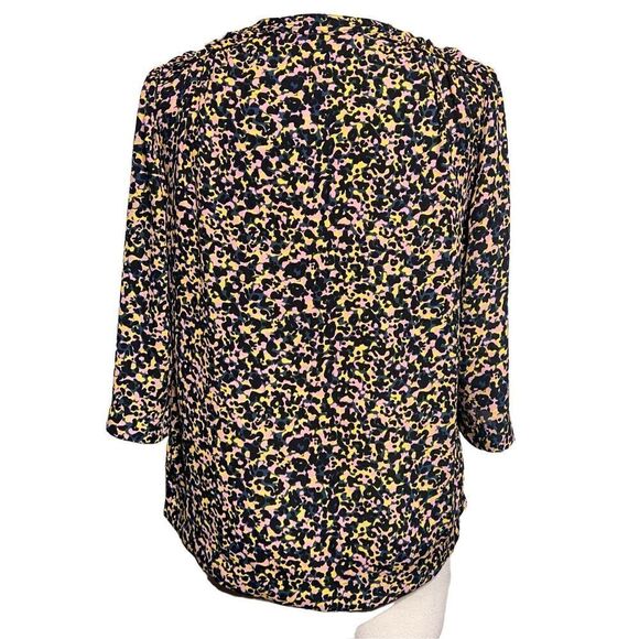 Scotch & Soda Maison Scotch 3/4 Sleeve Multicolor Blouse Size Small - Picture 2 of 5
